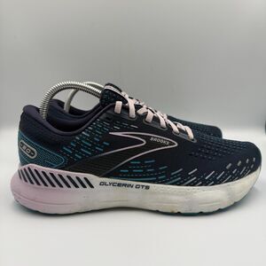 Brooks Glycerin GTS 20 Women's Size 10 B Blue Running Shoes Sneakers 1203701B499